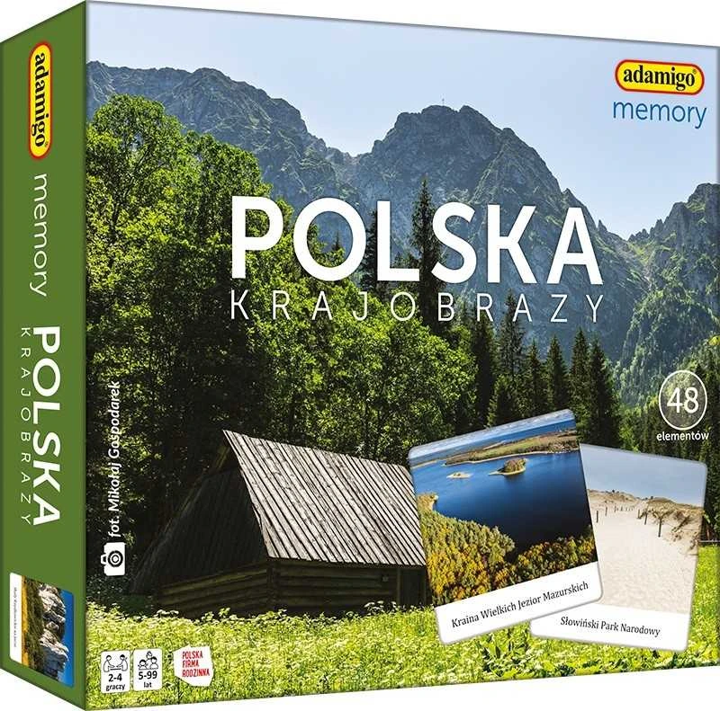 Dėlionė Lenkijos peizažai Atminties žaidimas Adamigo 07899