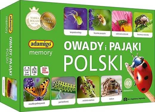 Atminties žaidimas Vabzdžiai ir vorai Lenkiškas PUD ADAMIGO 007868 ADM
