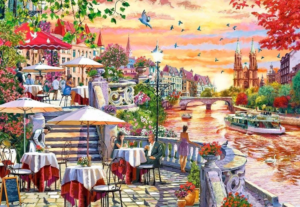 Castorland dėlionė Romantic City Sunset 1000 det.