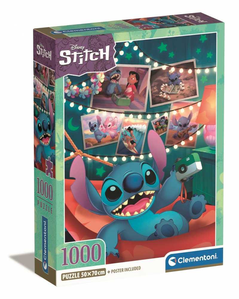 Clementoni Dėlionė 1000 vnt. - Disney Stičas aprašymas - Prekės nuotrauka