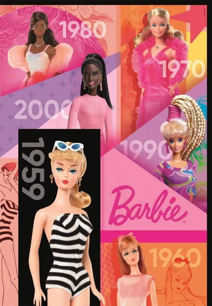 Clementoni Dėlionė 1000 vnt. - Barbie