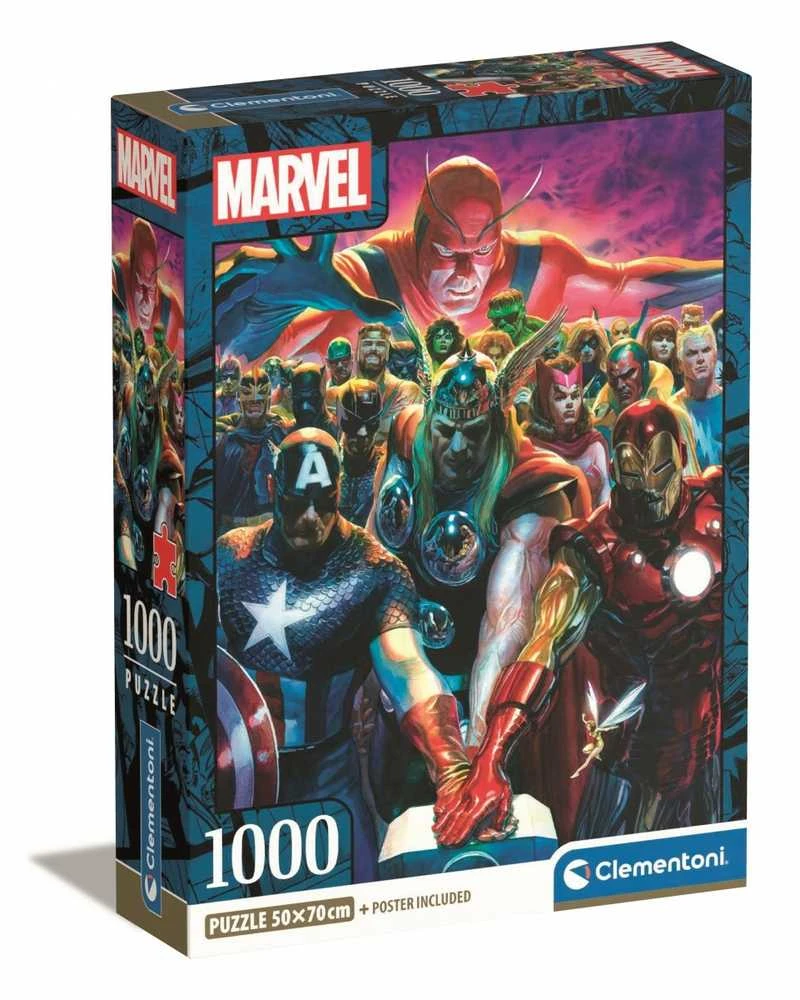 Clementoni Dėlionė 1000 vnt. - Marvel Keršytojai (The Avengers)