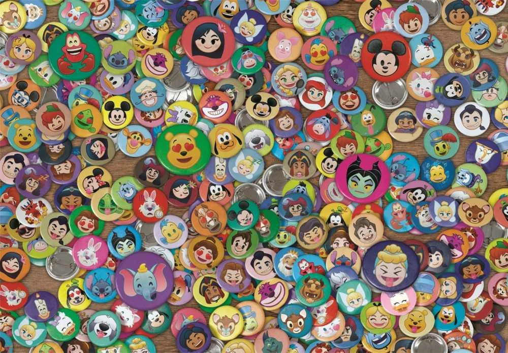 Clementoni Dėlionė 1000 vnt. - Disney Emoji