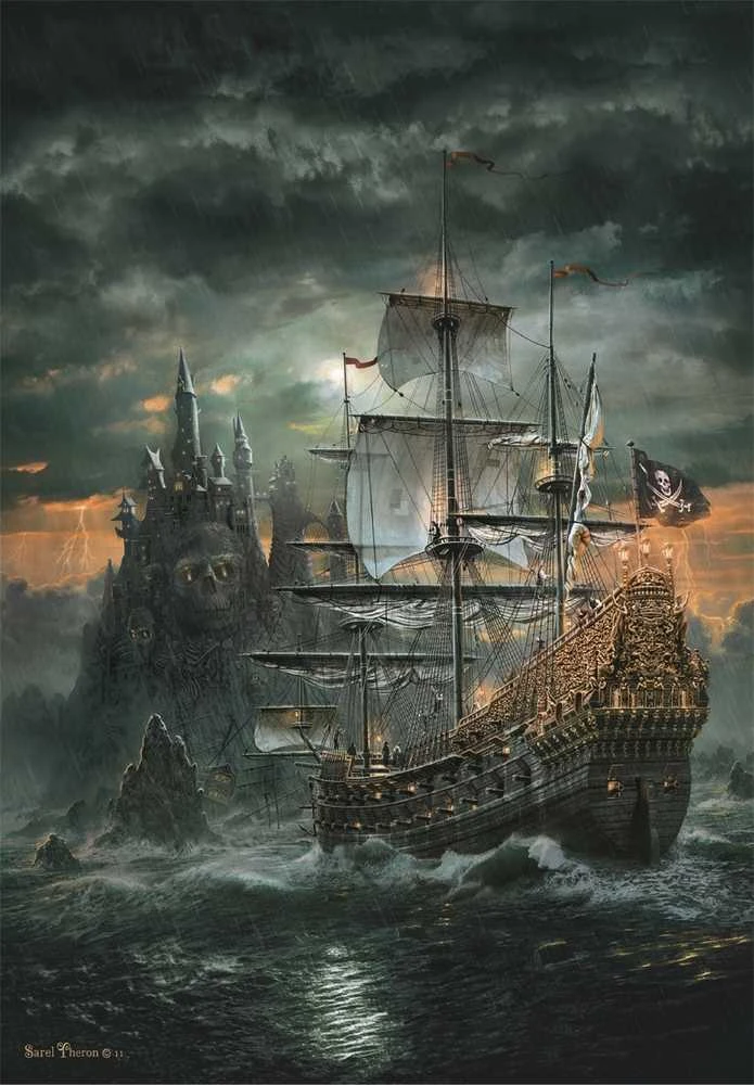 Clementoni Dėlionė 1500 vnt. - Piratų laivas