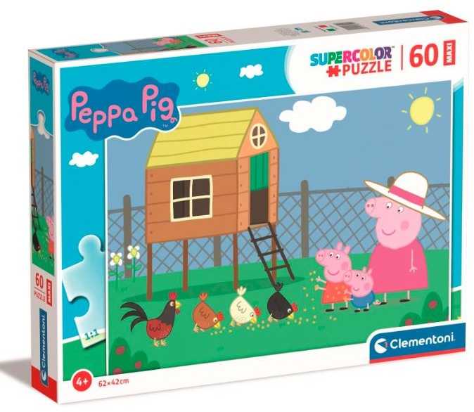 Dėlionė Puzzle 60el Peppa PUD CLEMENTONI 26204 CLM