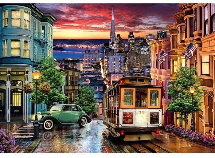 Clementoni Dėlionė 1000 vnt. - San Franciskas