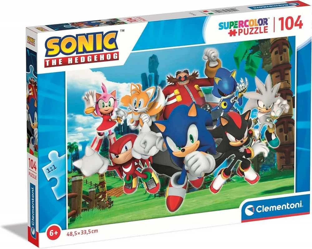Clementoni Dėlionė 104 vnt. - Sonic