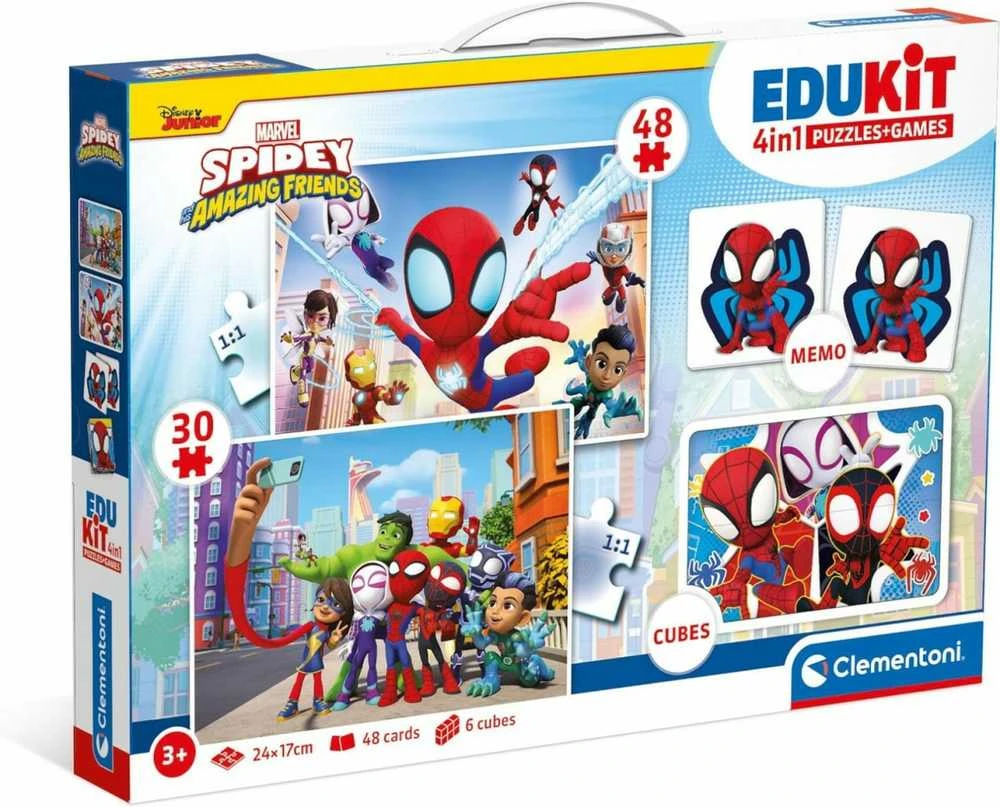 Dėlionės komplektas Clementoni Spidey 18295, 24 cm x 17 cm