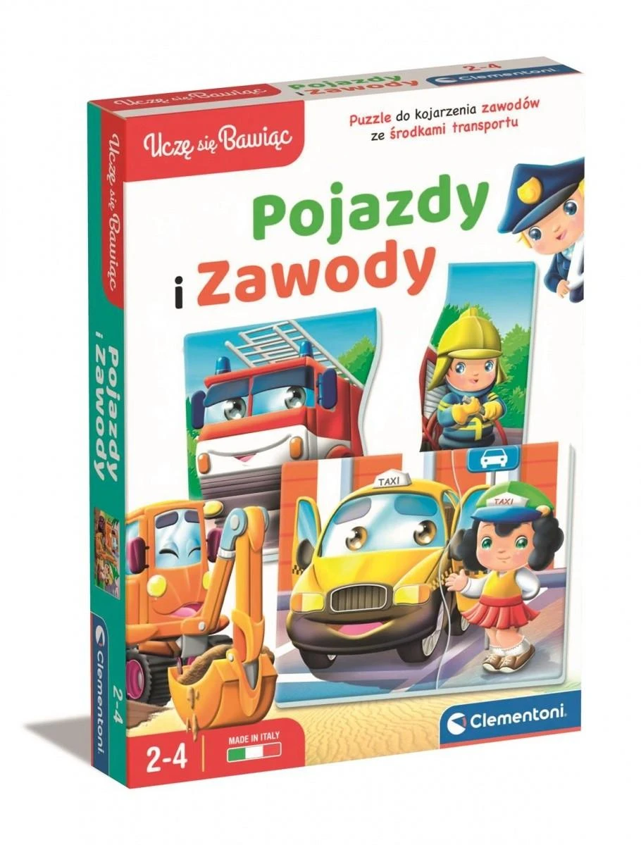 Dėlionė Edukacinis žaidimas „Transportas ir profesijos“ Clementoni 50765