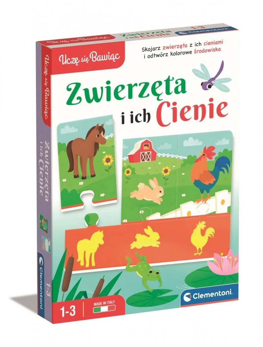 Dėlionė Gyvūnai ir jų šešėliai Clementoni 50762