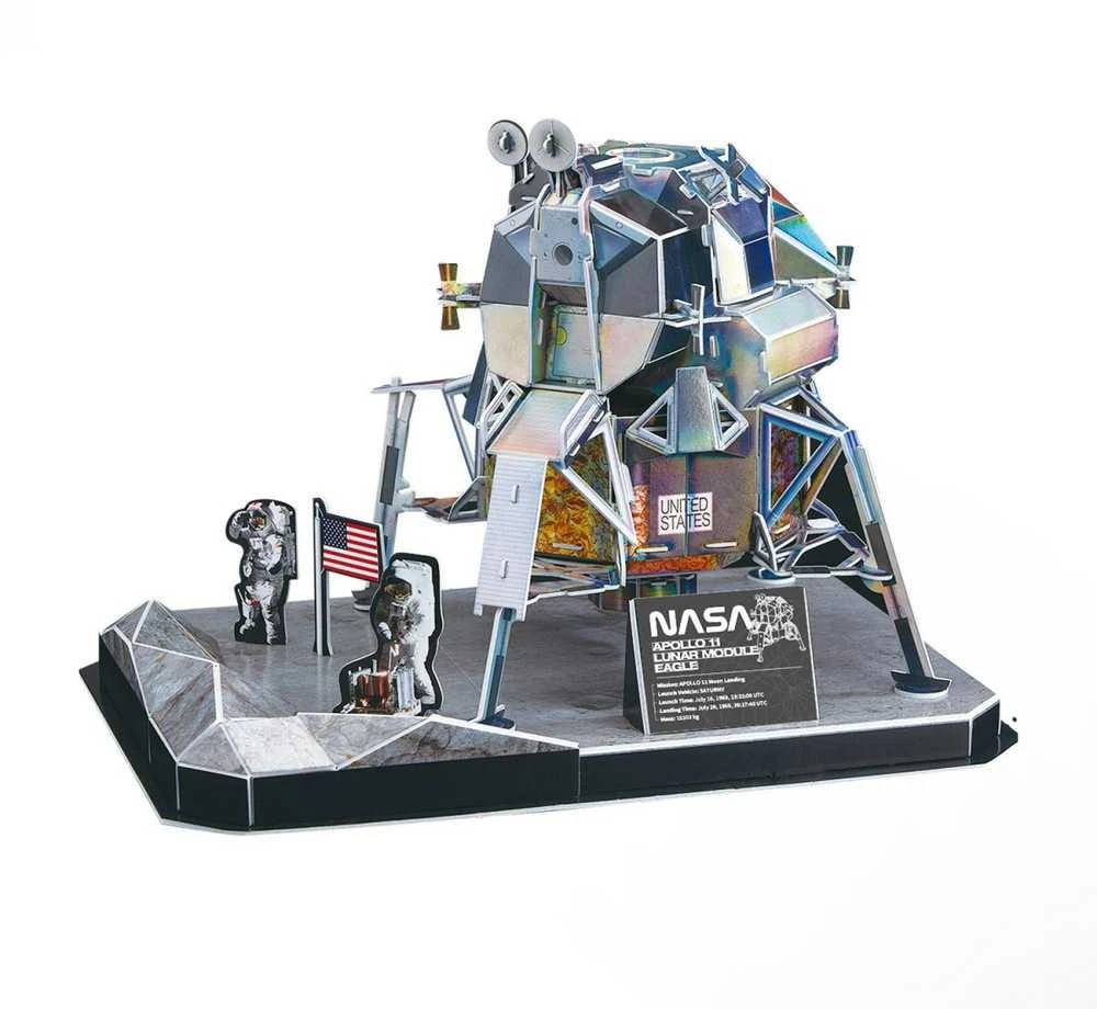 Dėlionė CubicFun Puzzle 3D 93 elementy Apollo 11