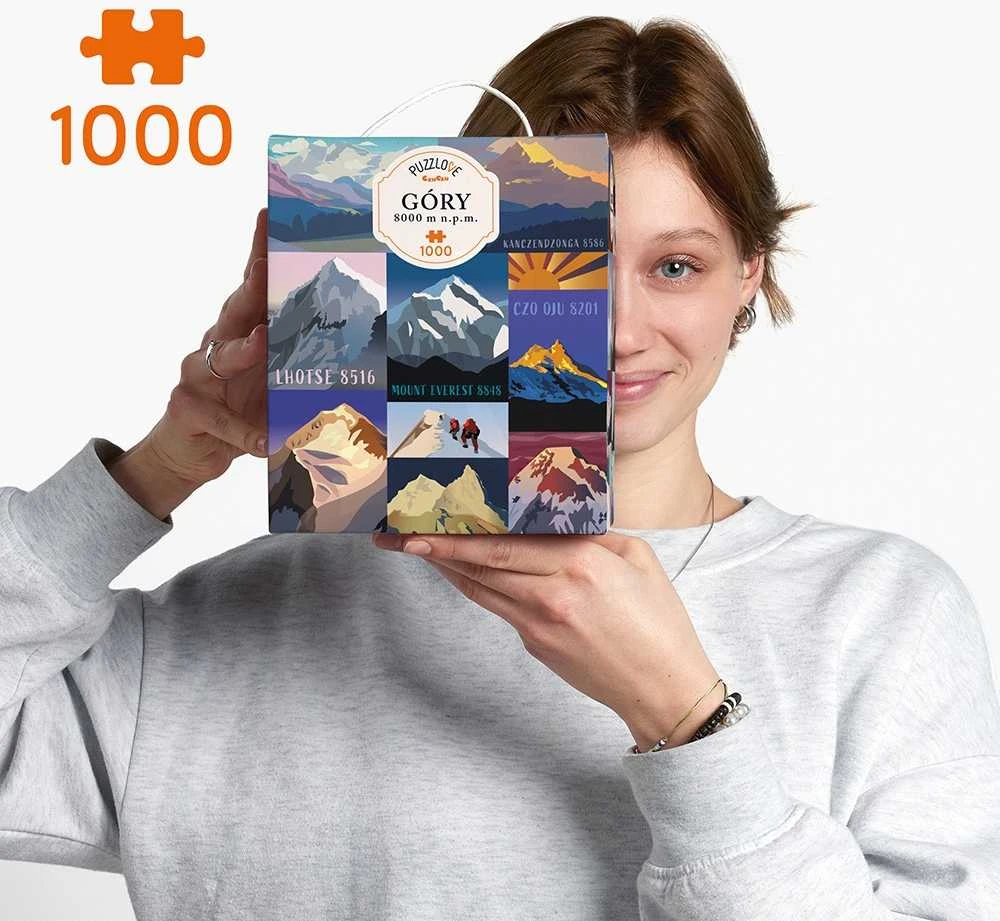 CzuCzu Dėlionė 1000 vnt. - Kalnai