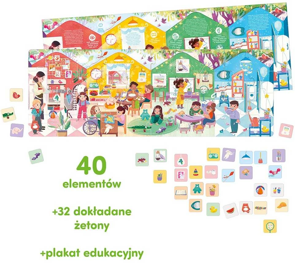 CzuCzu Puzzle What we do in kindergarten 3+ ZA6100
