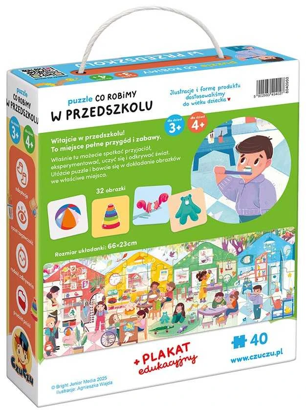 CzuCzu Puzzle What we do in kindergarten 3+ ZA6100