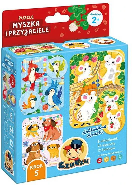 CzuCzu Dėlionė Pelė ir Draugai - Dėlionė ir atmintis 2+