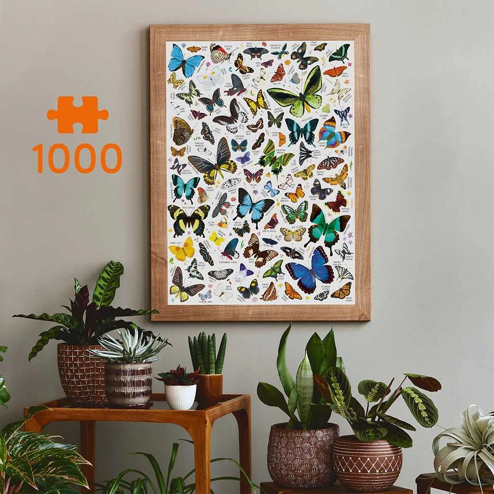 Dėlionė Czuczu Puzlės Puzzlove Drugeliai 1000 Detalių