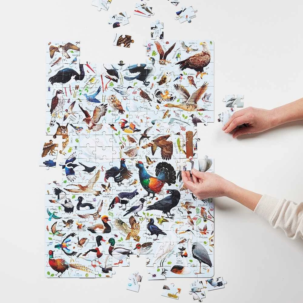 Puzzlove CzuCzu: Lietuvos paukščiai, 200 dalių dėlionė