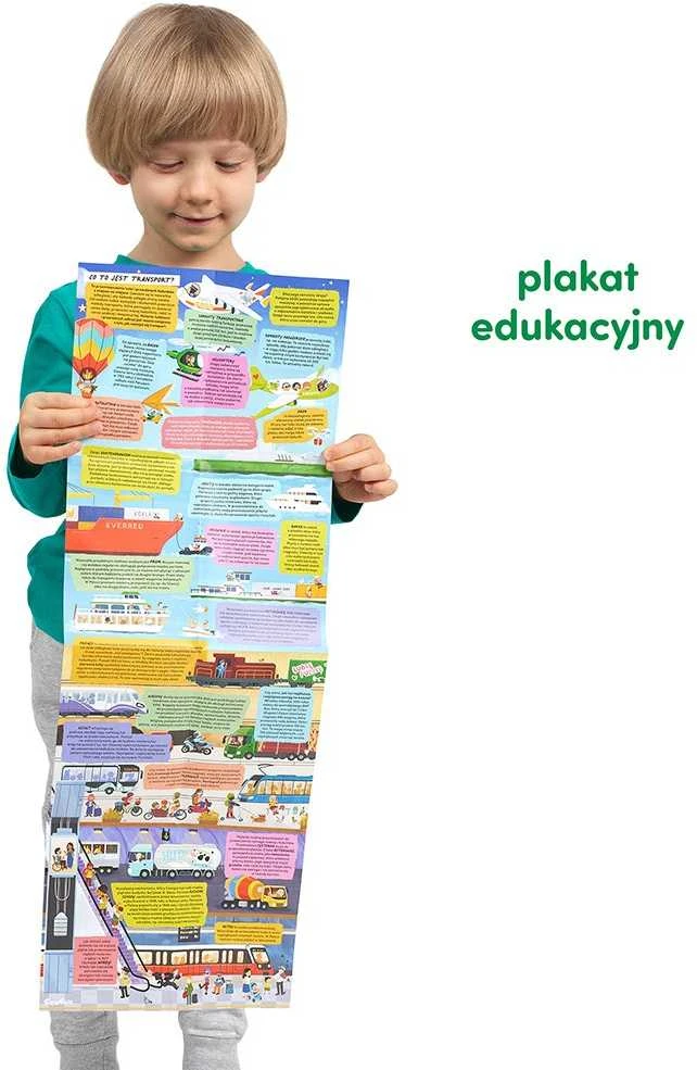 CzuCzu Dėlionė Transporto Priemonių Veikimo Principai 60 dalių + edukacinis plakatas