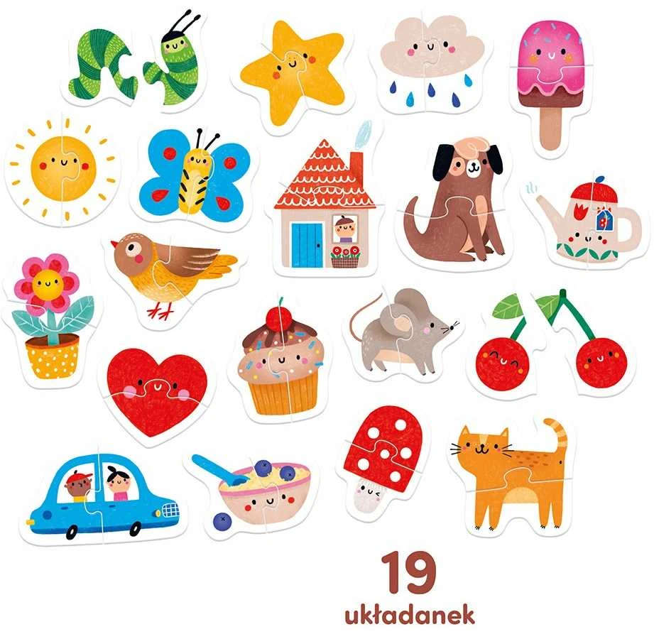 Dėlionė CzuCzu My first puzzle Pairs 19 puzzles 15m+ ZA5545