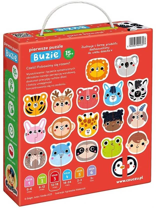 Dėlionė CzuCzu First Puzzle Faces ZA6099