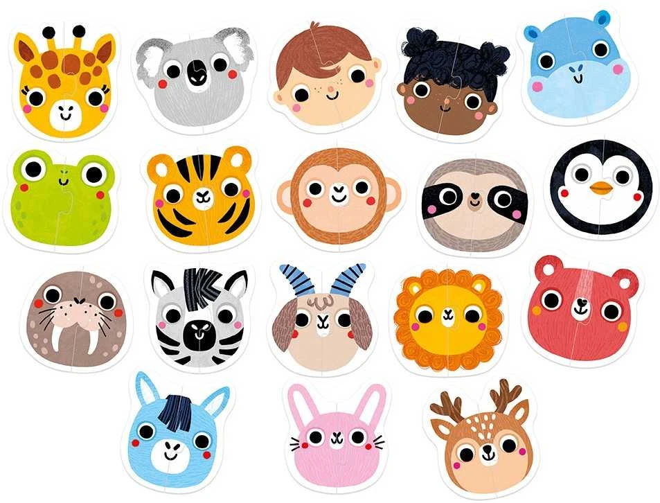 Dėlionė CzuCzu First Puzzle Faces ZA6099