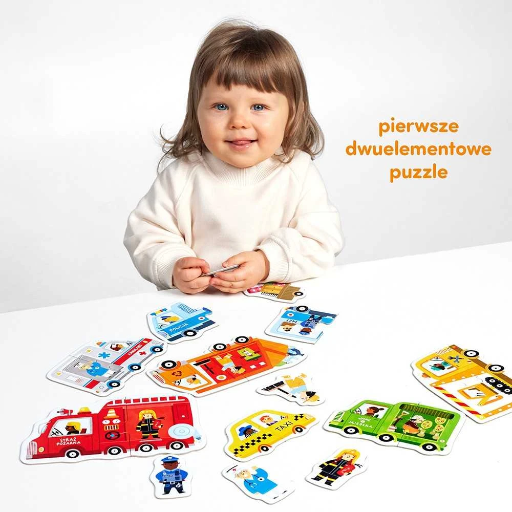 Dėlionė CzuCzu Puzzle for a pair 18m+ CARS ZA5661
