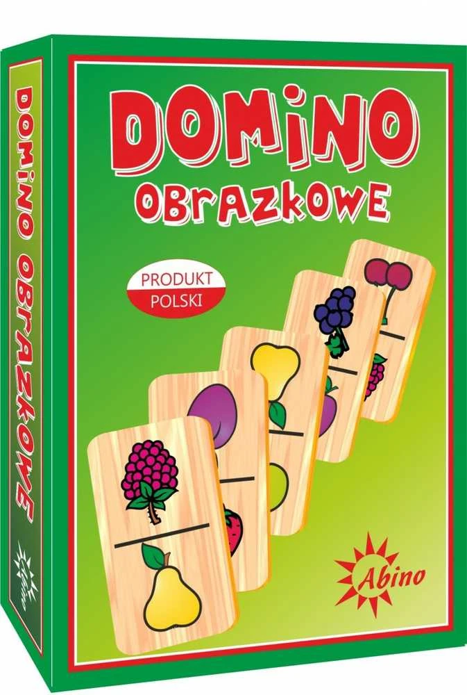 ABINO Paveikslėlių domino Mediniai gyvūnai AB 72243