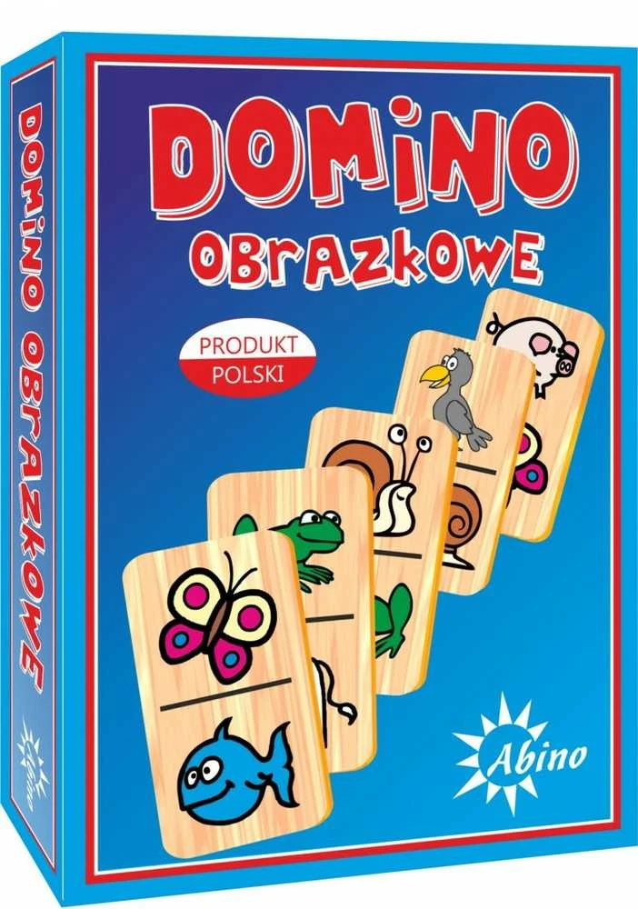 ABINO Paveikslėlių domino Mediniai gyvūnai AB 72243