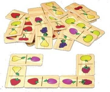 ABINO Paveikslėlių domino Mediniai gyvūnai AB 72243