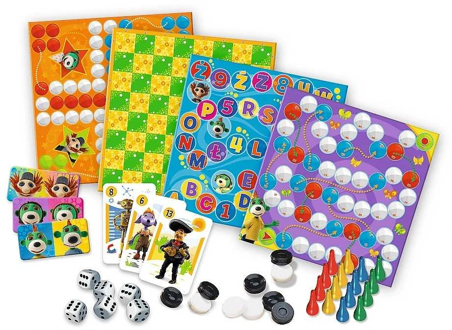 TREFL 02119 Kaleidoskopas 25 Žaidimai Treflik šeima*