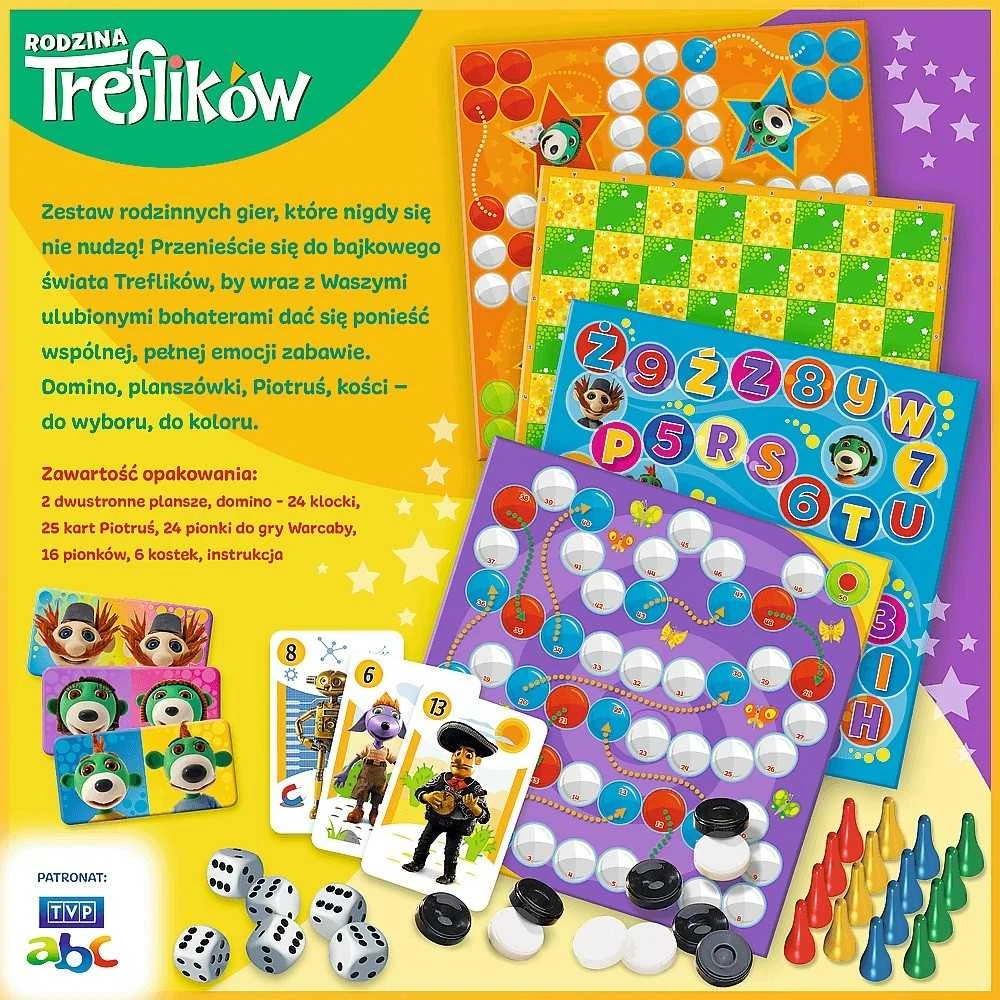 TREFL 02119 Kaleidoskopas 25 Žaidimai Treflik šeima*
