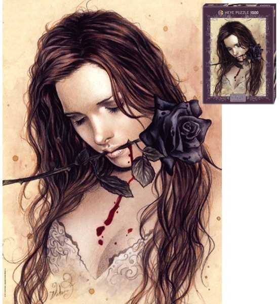 Dėlionė Heye galvosūkis 1 000 vienetų Dark Rose