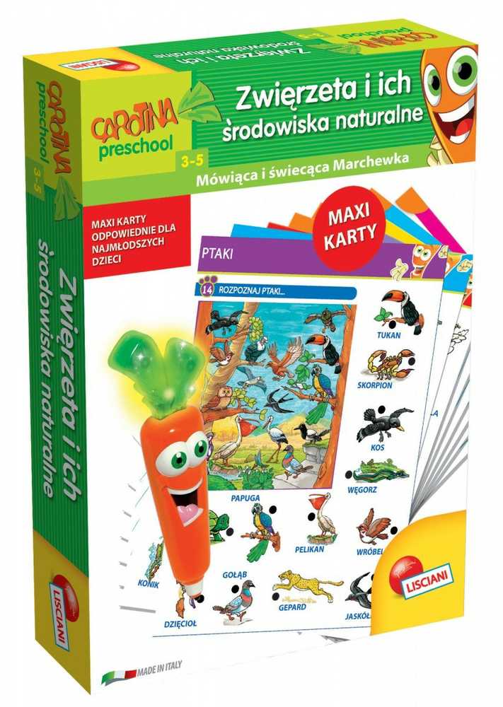Dėlionė Lisciani Carotina Animals Environment – 304-P54947