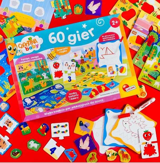 Carotina baby 60 lavinančių žaidimų vaikams 102877 LISCIANI