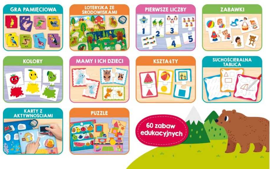 Carotina baby 60 lavinančių žaidimų vaikams 102877 LISCIANI