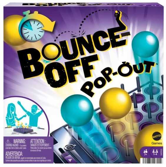 Mattel Stalo žaidimas Bounce Off Pop Out su greičio iššūkiu