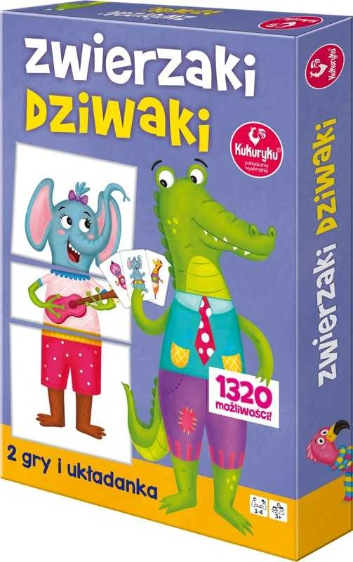 Dėlionė Kukuryku Kukurūzai Žaidimas Gyvūnai Freaks
