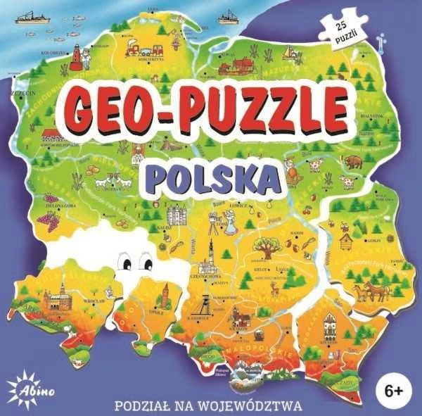 ABINO Dėlionė Geo-Puzzle Polska