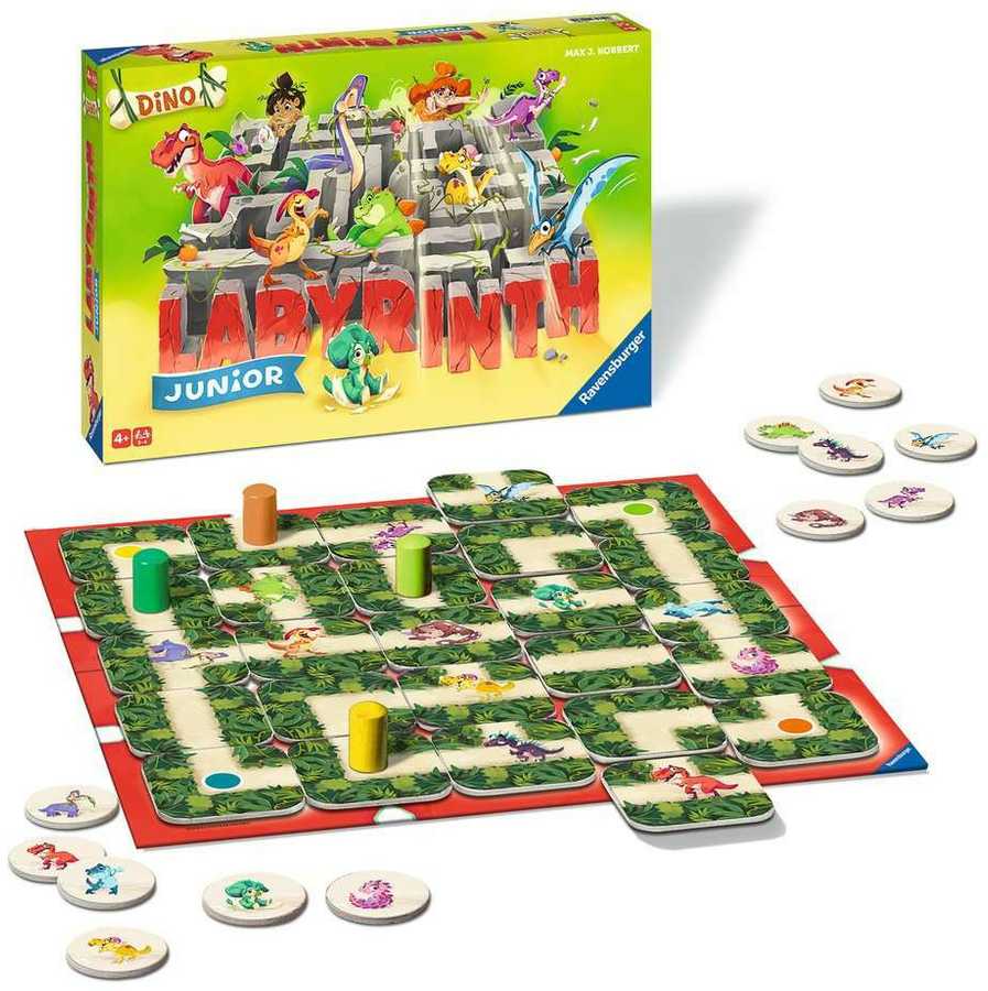 Ravensburger Dėlionė labirintas su dinozaurais junior