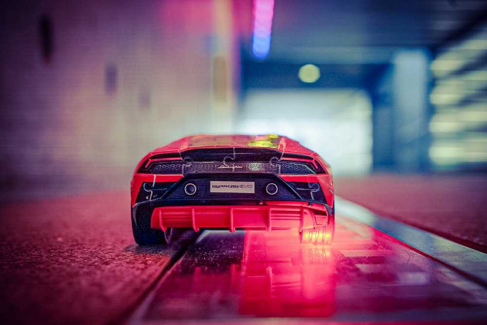 Dėlionė Puzzle - Ravensburger 3D Model Lamborghini Huracan Žalias