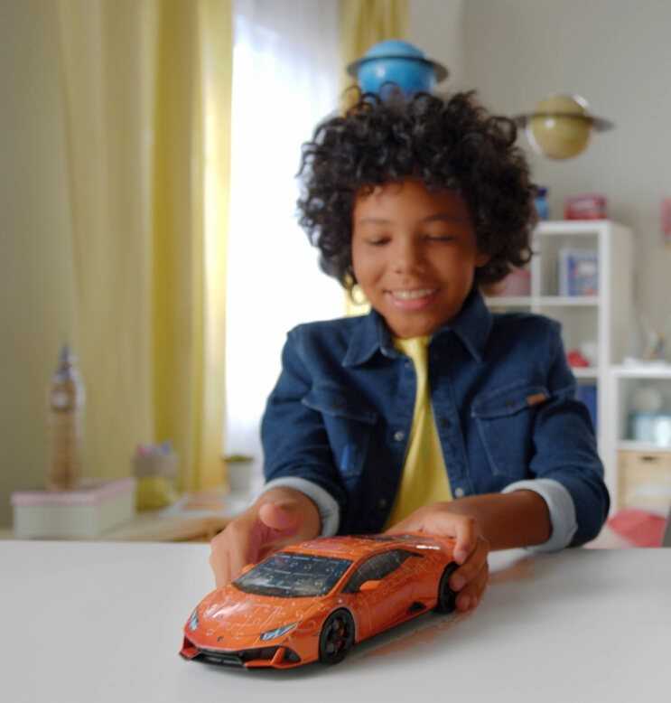 Dėlionė Puzzle - Ravensburger 3D Model Lamborghini Huracan Žalias