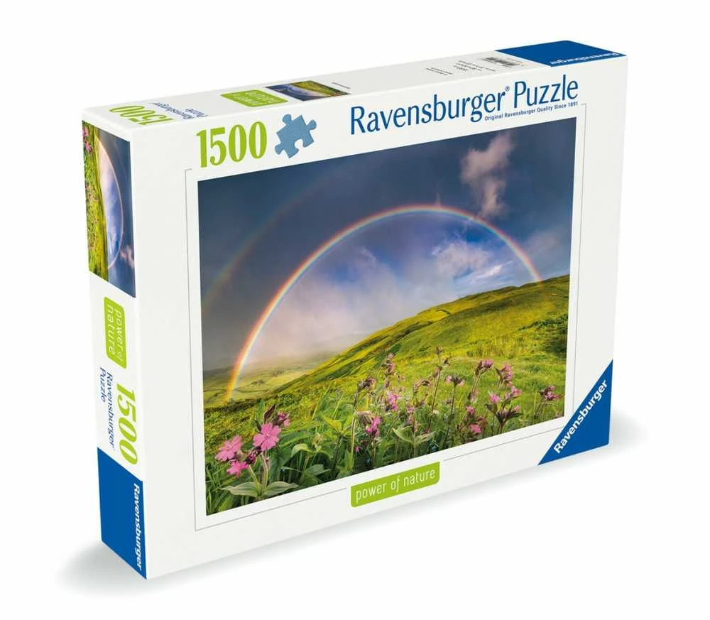 Ravensburger Dėlionė 1500 vnt. - Vaivorykštė virš pievos