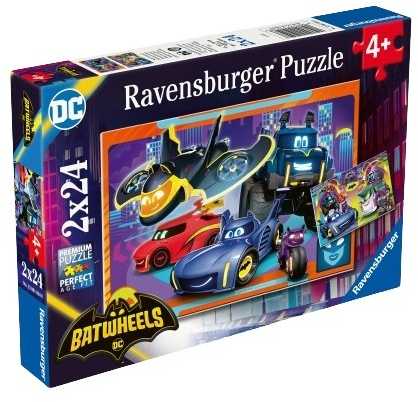 Ravensburger Dėlionė 2x24 vnt. - Batwheels