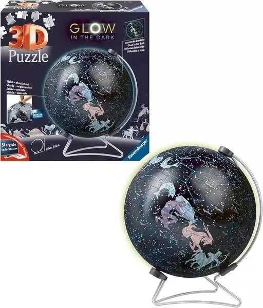 Ravensburger 3D Dėlionė 180 vnt. - Švytintis tamsoje kamuolys, Astrologija