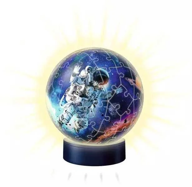 Ravensburger 3D Dėlionė 74 vnt. - Šviečiantis rutulys: Astronautas