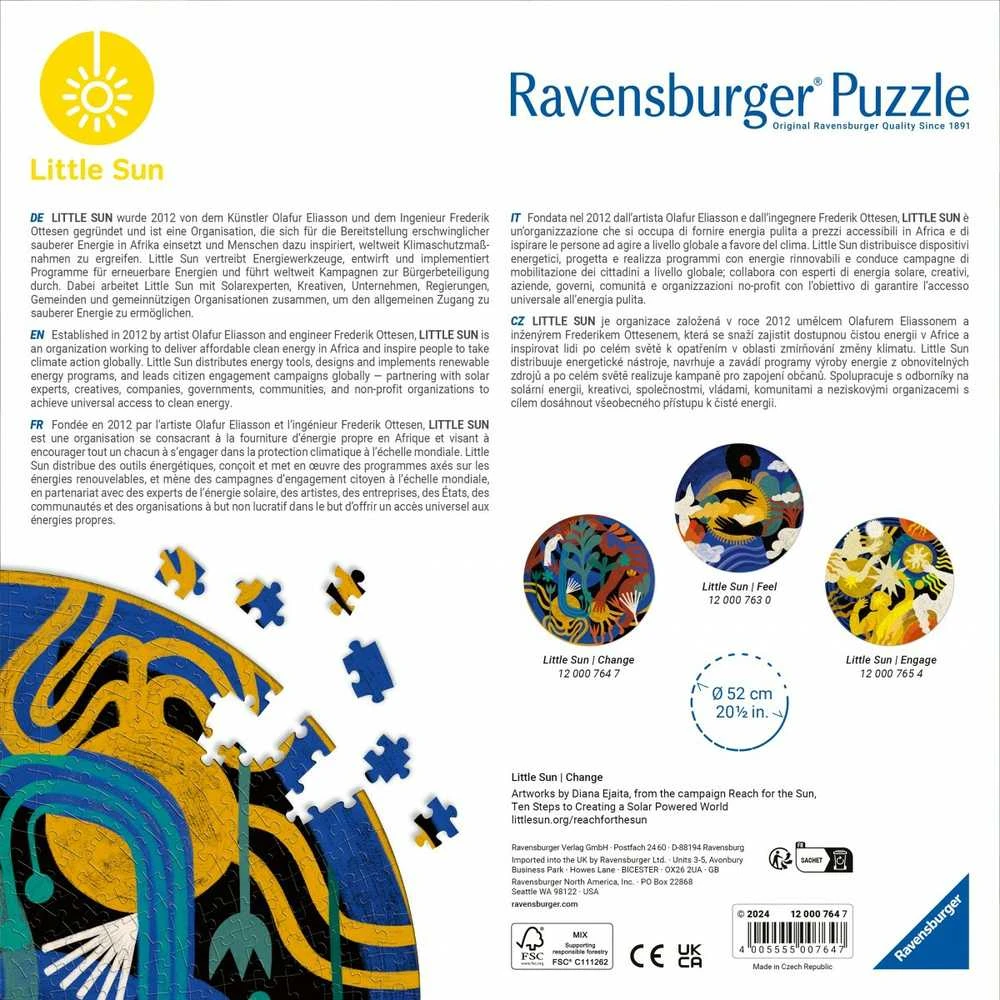 Ravensburger Dėlionė 500 vnt. - Pokyčiai