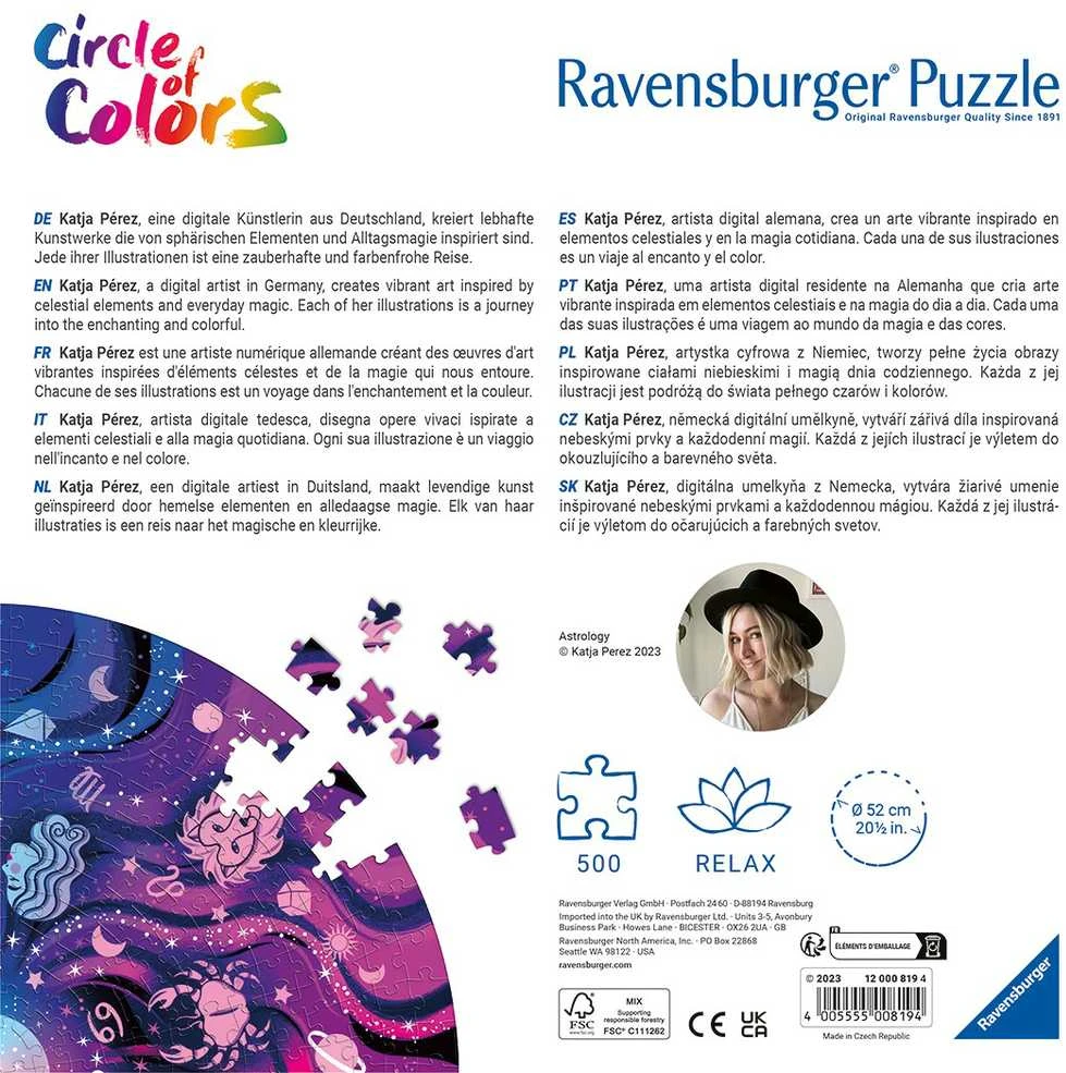 Ravensburger Dėlionė 500 vnt. - Astronomija