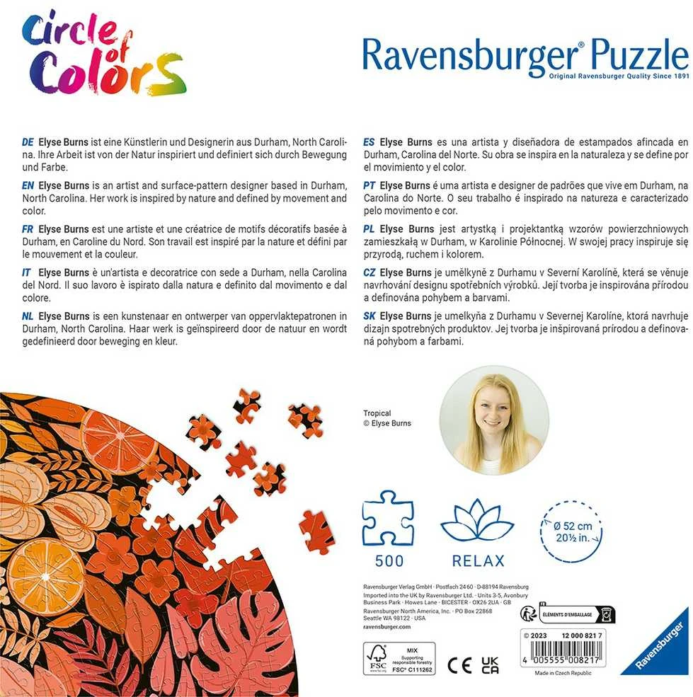 Ravensburger Dėlionė 500 vnt. - Tropikai