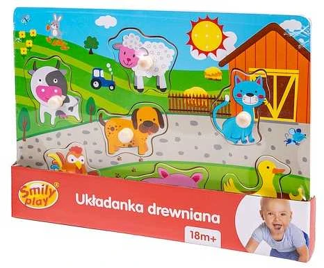Dėlionė Smily *****Medinis.išdėstymas.Šypsenėlių.žaidimas.rašiklis SPW83600 36009