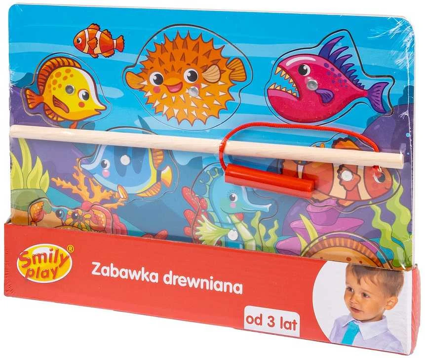 Dėlionė SMILY PLAY SPW83609 Medinis žaislas Žuvis